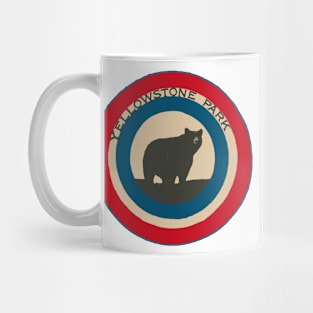 Vintage Yellowstone Decal Mug